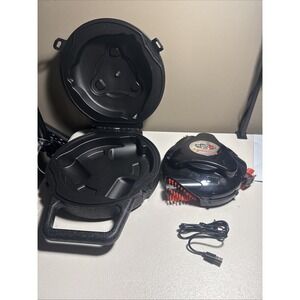 Grillbot Automatic Grill Cleaning Robot w/Nylon Brushes & Case - Black - New